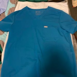 Figs scrub top (worn once)